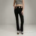 Womens Casual High Waist Flare Pants